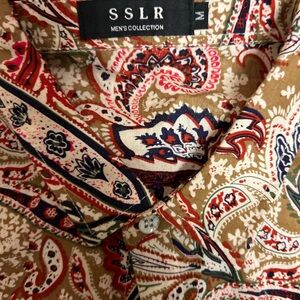 SSLR  Button Down Shirt. Size Medium